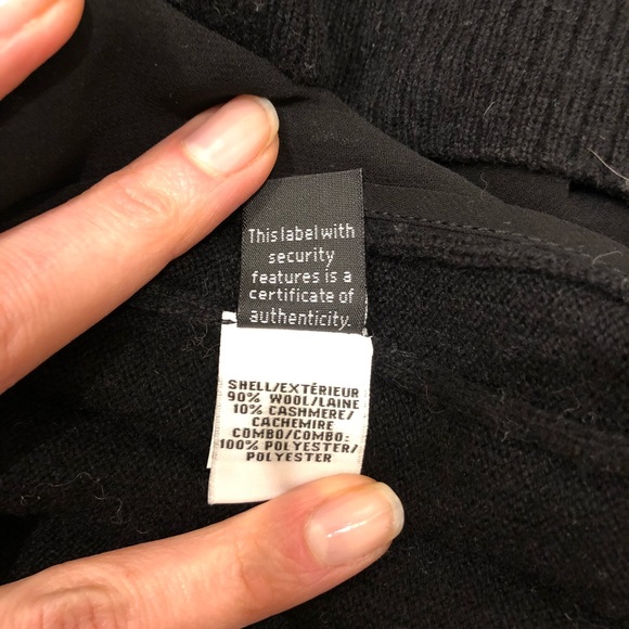 Diane von Furstenberg DVF black sequined sweater - Picture 6 of 6